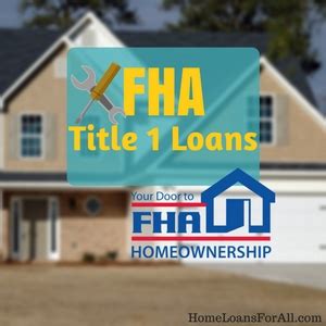 Fha Title 1 Home Improvement Loan Lenders